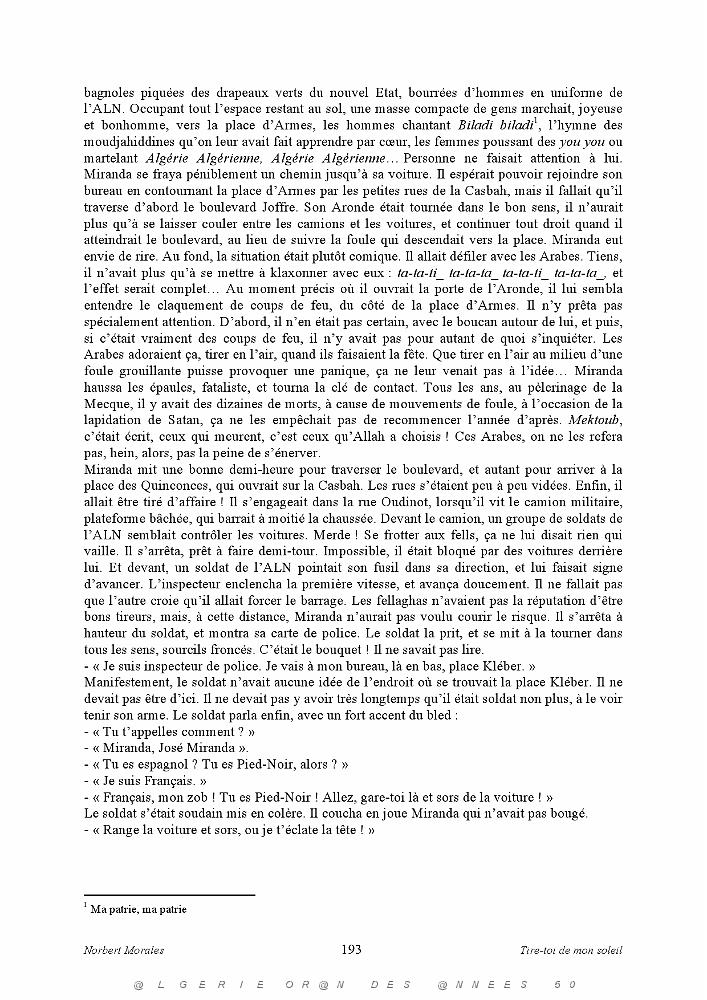 TIRE TOI DE MON SOLEIL DE NORBERT MORALES 020193.jpg